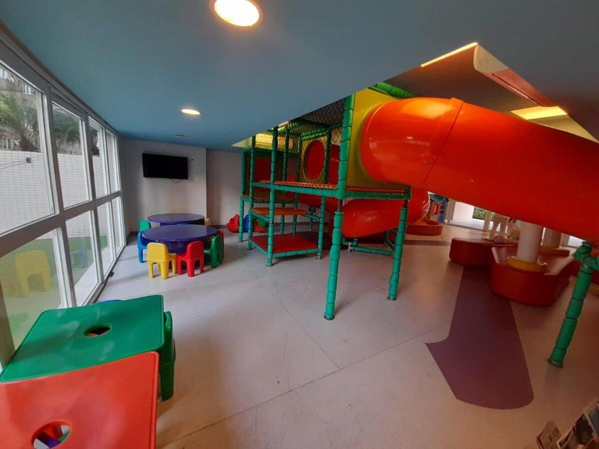 Lazer Completo Com Piscina E Sauna No Gonzaga Santos  Zewnętrze zdjęcie