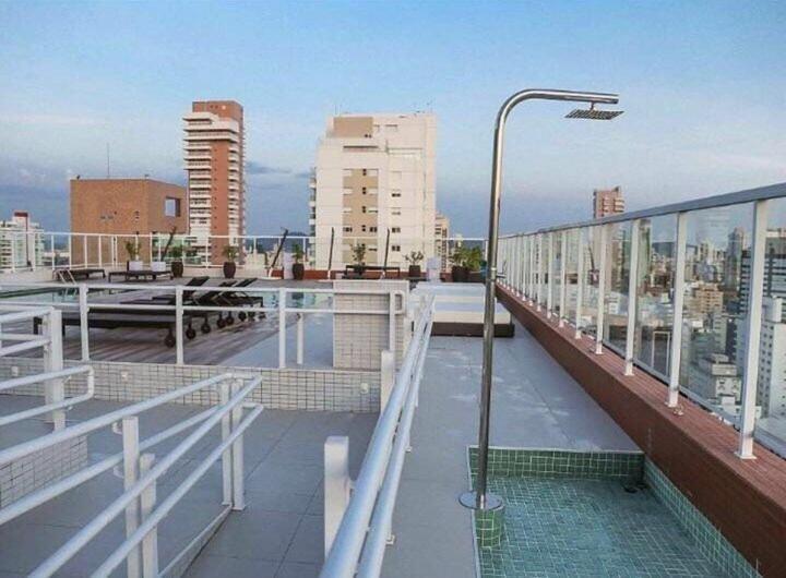 Lazer Completo Com Piscina E Sauna No Gonzaga Santos  Zewnętrze zdjęcie